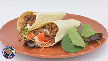 Burritos de carne con crema agria - Cocina mexicana a mi estilo