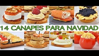 14 CANAPÉS PARA TRIUNFAR EN LA NAVIDAD DEL 2021 - canapes javier romero - Cocina familiar