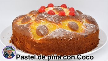 Pastel de piña con coco - bizcocho de coco - piña y coco - the moist coconut cake
