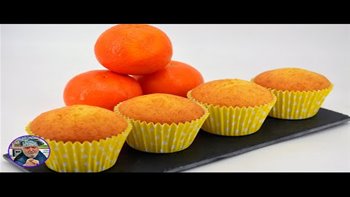 Magdalenas de mandarina sin aditivos - mandarin muffins - citrus muffins - muffins de mandarina