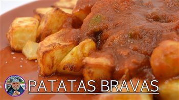 Recetas con freidora de aire - Patatas bravas muy picantes - recipe puttanesca sauce