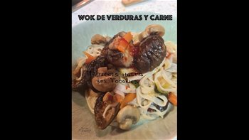 wok de verduras y carne