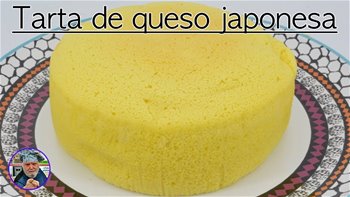 Pastel de queso japonés con solo tres ingredientes - Fantástico sabor.