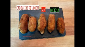 CROQUETAS DE JAMON SIN LACTOSA