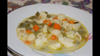 Sopa de verduras, al estilo de Mariaje