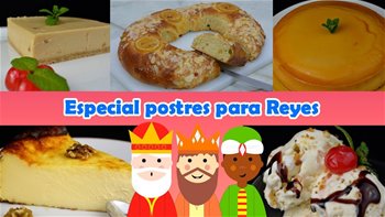 LOS MEJORES POSTRES para EL DÍA DE Reyes - postres navideños - roscon de reyes