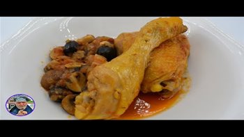 Pollo con romero y aceitunas - pollo con aceitunas - recetas de javier romero - canal de cocina